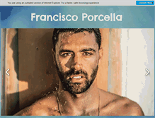 Tablet Screenshot of franciscoporcella.com